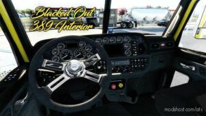 ATS Mod: Full Black Interior – 389 (Featured)