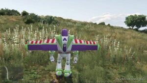 GTA 5 Player Mod: Buzz Lightyear Add-On PED (Image #5)