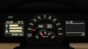 ETS2 Volvo Interior Mod: FH (FH16 2012) Dashboard V1.4 (Image #3)