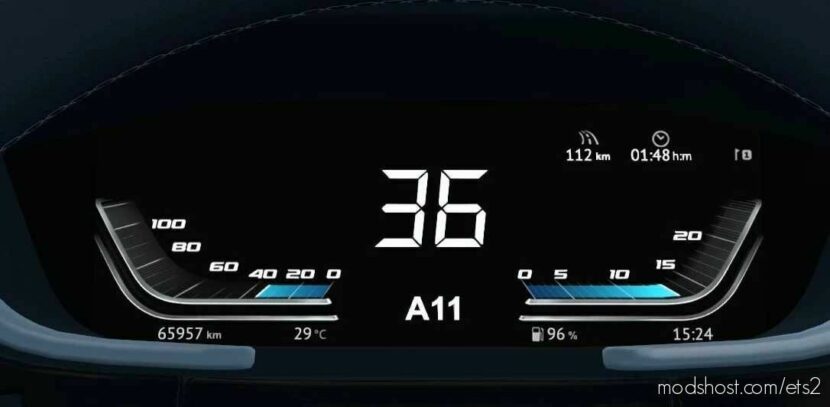 ETS2 DAF Mod: 2021 (Xg/Xg+) Dashboard V1.5 (Featured)