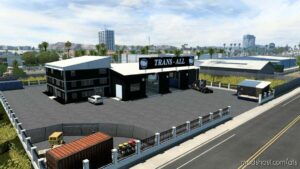 ATS Mod: TRANS-ALL Garage small ETS2-Style v1.46.2 (Image #2)