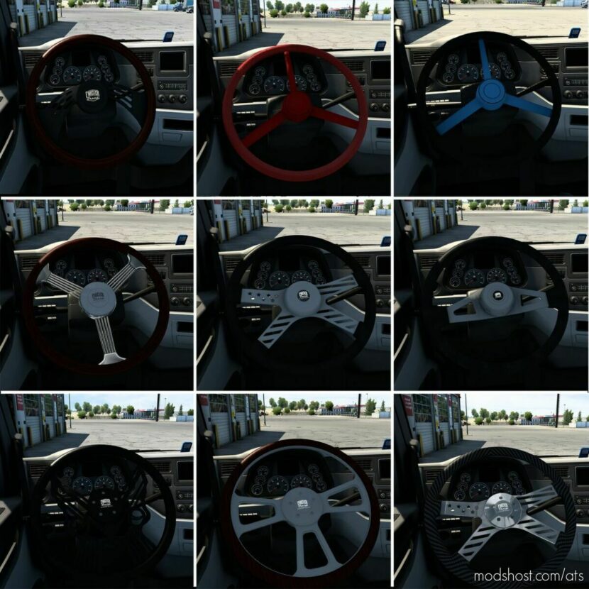 ATS Part Mod: Steering Wheel Pack v1.46 (Featured)