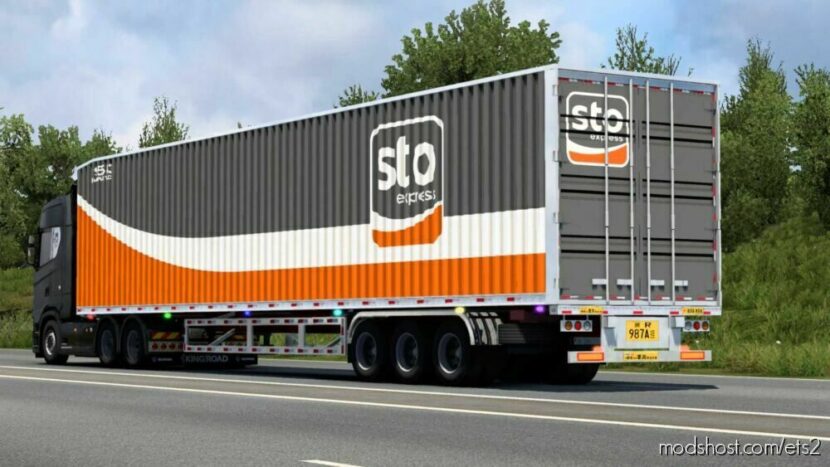 ETS2 Mod: 55FT Container Trailer (Featured)