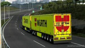 ETS2 Mod: Skin SCS Trailers Würth 2.0 1.40 - 1.46 (Image #2)