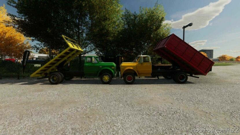 FS22 Chevy Truck Mod: C50 68 Tipper (Featured)