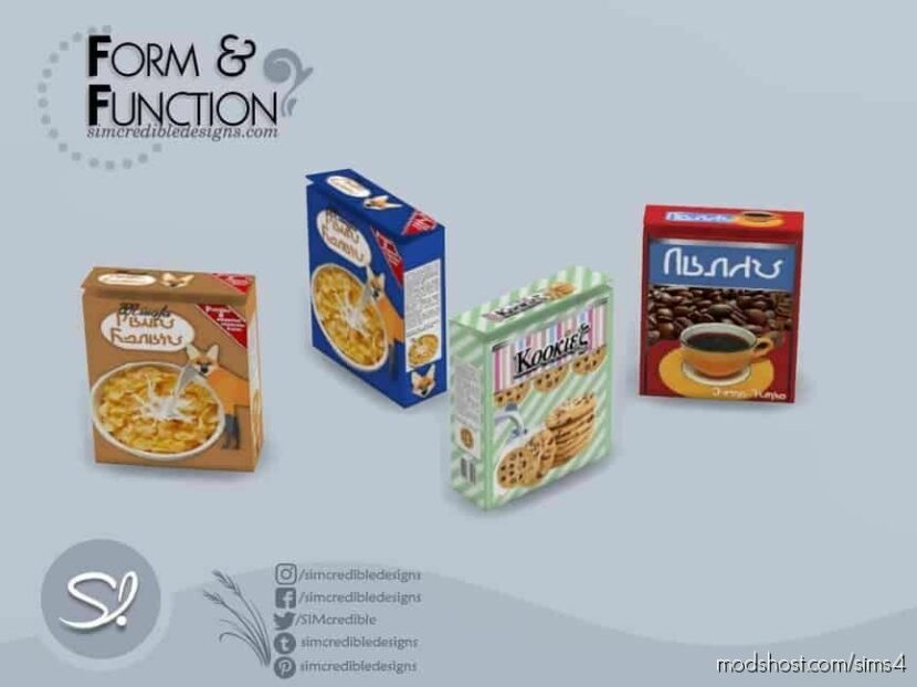 Sims 4 Object Mod: Form And Function Food BOX (Featured)