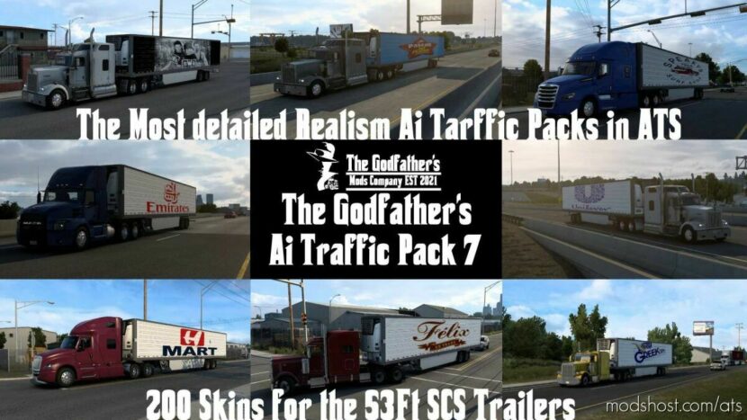 ATS Mod: The Godfather’s AI Traffic Pack 7 (Featured)