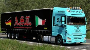 ETS2 DAF Mod: XF Euro 6 Kersten Transporte (Trucker 79 TV) Skin (Image #3)