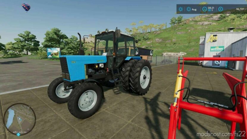 FS22 MTZ Tractor Mod: -82.1 Balochnik V1.3 (Featured)