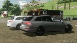 FS22 Volkswagen Car Mod: Golf 8 Variant V1.2 (Image #6)