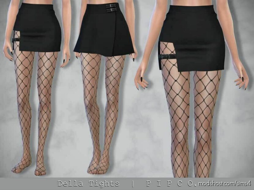 Sims 4 Formal Clothes Mod: Della Tights (Featured)