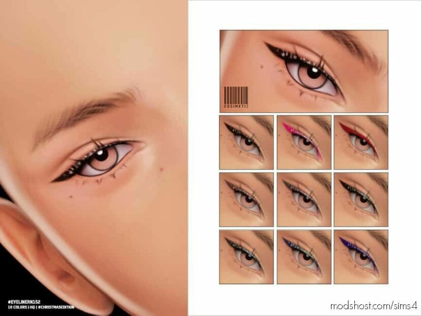 Sims 4 Eyeliner Makeup Mod: | N152 (Featured)