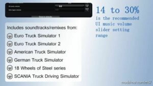 ETS2 Mod: Menu Music Remixes & Nostalgic Soundtracks (Image #2)