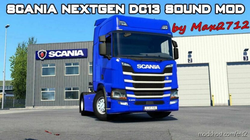 ETS2 Scania Mod: Nextgen DC13 Sound Mod 1.46 (Featured)