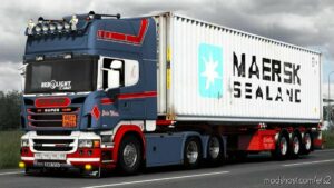 ETS2 Mod: Weeda D-Tec Container Trailer v1.46 (Image #2)