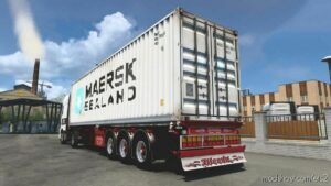 ETS2 Mod: Weeda D-Tec Container Trailer v1.46 (Image #3)