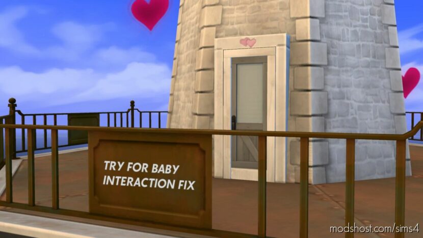 Sims 4 Mod: “TRY For Baby” Interactions FIXES & Woohoo In Wall Closet FIX (Featured)