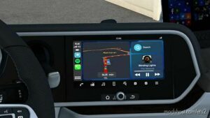 ETS2 Interior Mod: Apple CarPlay for DAF 2021 v1.1 1.46 (Image #4)