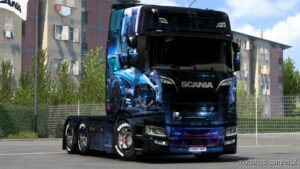 ETS2 Scania Mod: Nissan GT-R Skin (Image #3)