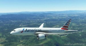 MSFS 2020 8K Livery Mod: Kuro B787-8 American 8K (Image #2)