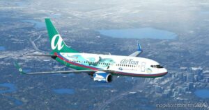 MSFS 2020 737-700 Livery Mod: Airtran (GA Aquarium / Dolphin Tales) – Pmdg 737-700 (Image #2)