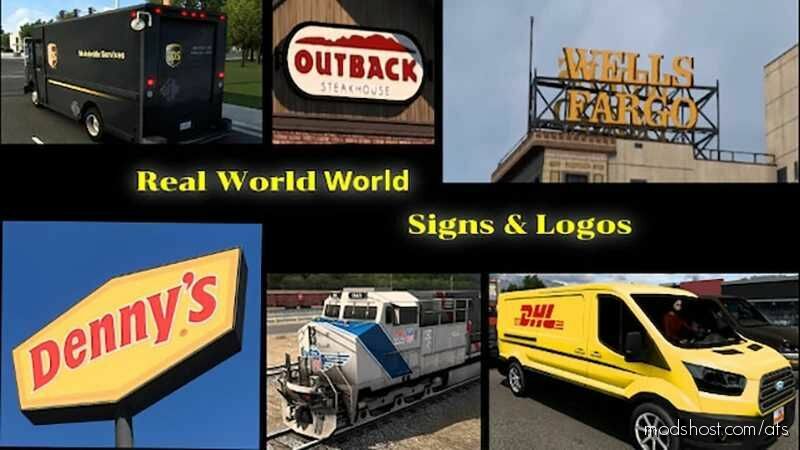 ATS Realistic Mod: Real World Signs & Logos V1.5 (Featured)