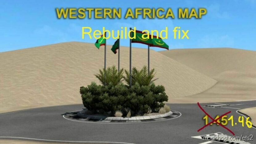 ETS2 Mod: West Africa Map 1.46 (Featured)