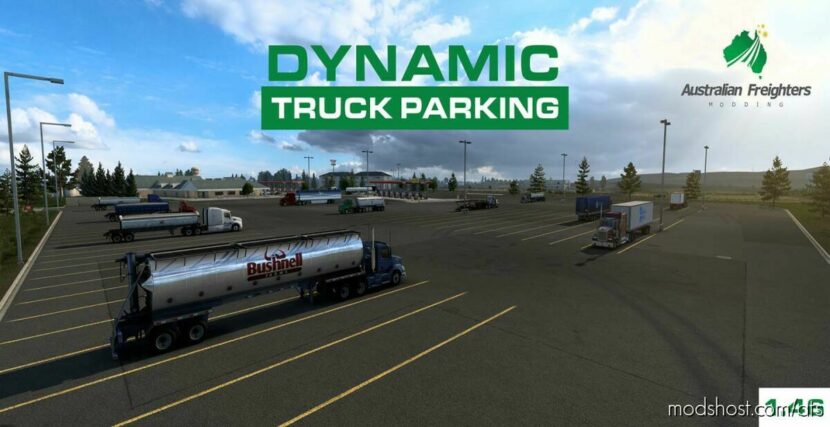 ATS Mod: Dynamic Truck Parking v1.0 (Featured)