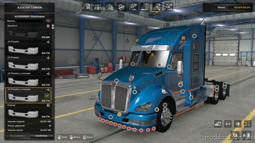 ATS Part Mod: Kenworth T680 Tuning Pack v1.1 1.46 (Featured)