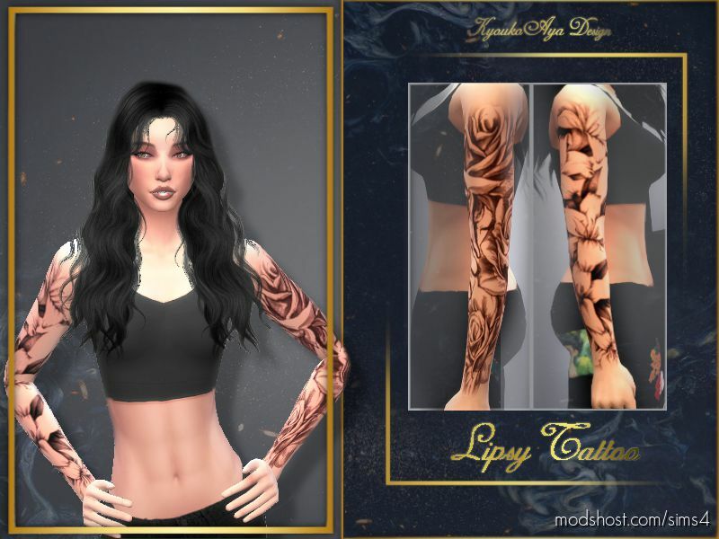 Sims 4 Mod: Lipsy Tattoo (Featured)