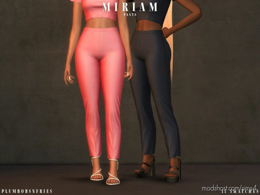 Sims 4 Female Clothes Mod: MIRIAM Pants (Featured)