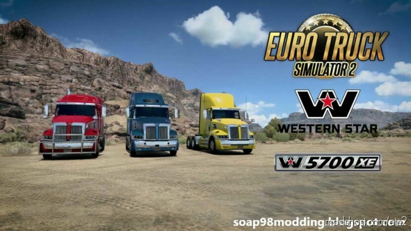 ETS2 Truck Mod: Western Star 5700XE by soap98 ETS2 v1.0 (Featured)