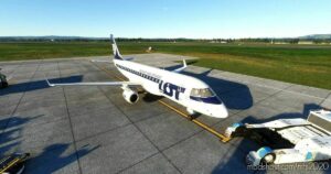 MSFS 2020 Embraer Livery Mod: FSS – E-Jets 175 LOT Polish Airlines V1.2 (Featured)