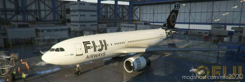 MSFS 2020 A310 Livery Mod: INI Simulations A310 Fiji Airways Dq-Fjo (Featured)