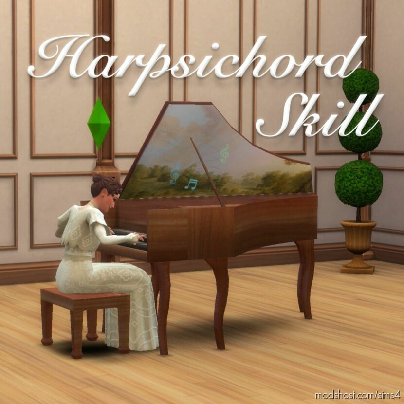 Sims 4 Mod: Harpsichord Skill (Featured)