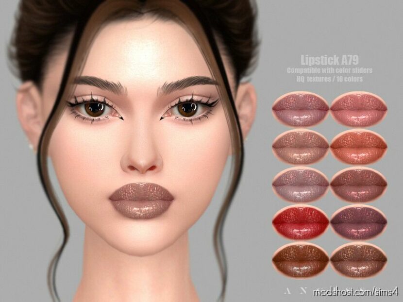 Sims 4 Lipstick Makeup Mod: A79 (Featured)