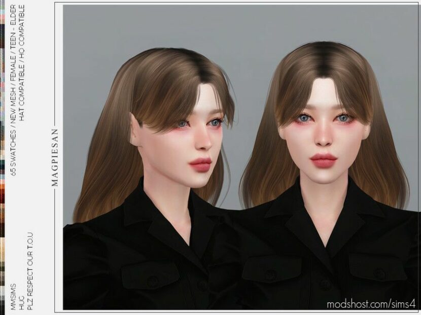 Sims 4 Female Mod: Hug Hair (Featured)