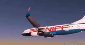 MSFS 2020 737-800 Livery Mod: B737-800 Braniff (Image #2)