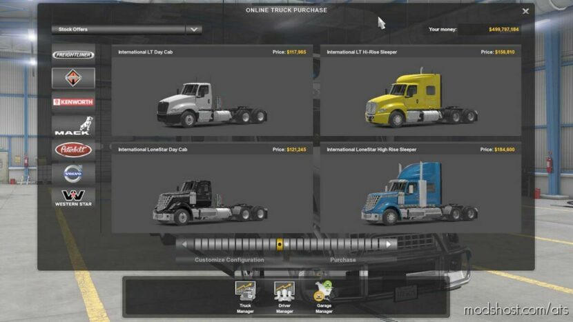 ATS Mod: ALL SCS Trucks In The Mod Dealer V1.6 (Featured)