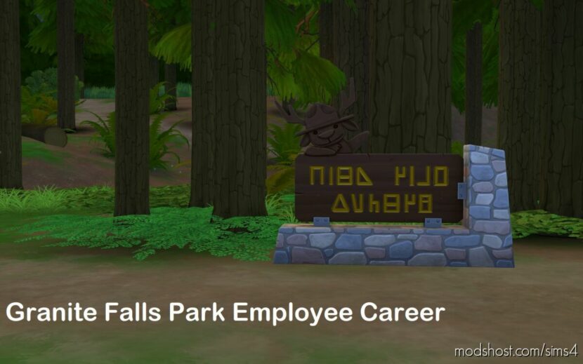 Sims 4 Elder Career Mod: Granite Falls Park Employee (Featured)