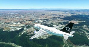 MSFS 2020 8K Livery Mod: SAS Star Alliance A319Ceo 8K V1.3 (Image #2)