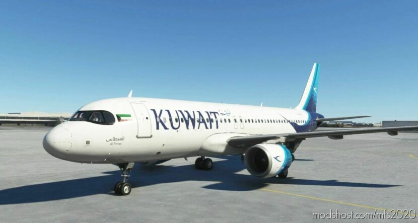 MSFS 2020 Fictional Livery Mod: Fenix A320 Kuwait Airways (Featured)