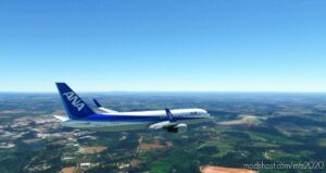 MSFS 2020 8K Livery Mod: ANA ALL Airways 767-300 8K (Image #2)