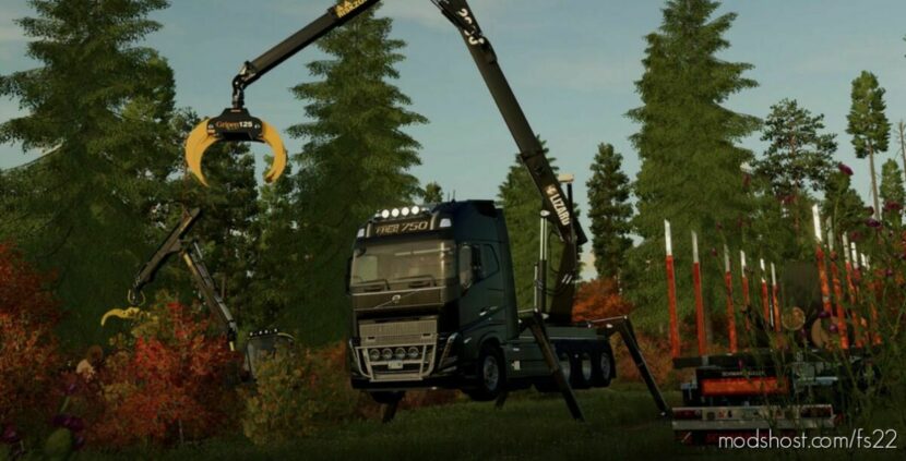 FS22 Mod: Lizard Timber Loader V1.0.0.1 (Featured)