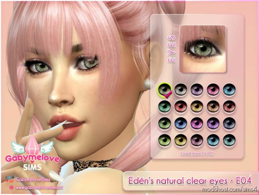 Sims 4 Mod: Edén's natural clear eyes • E04 (Featured)