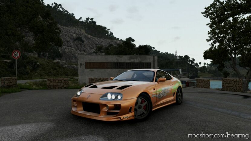 BeamNG Toyota Car Mod: SUPRA V1.1 (Featured)