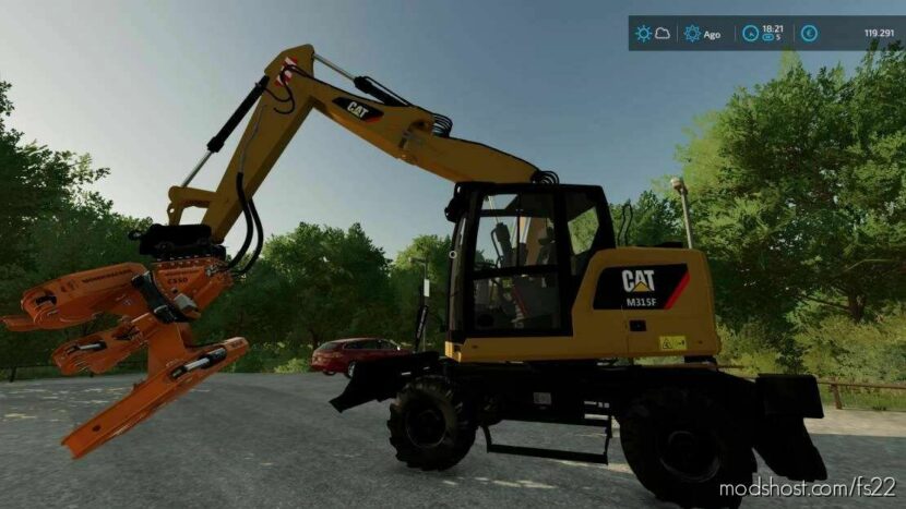 FS22 Caterpillar Forklift Mod: CAT 315M (Featured)