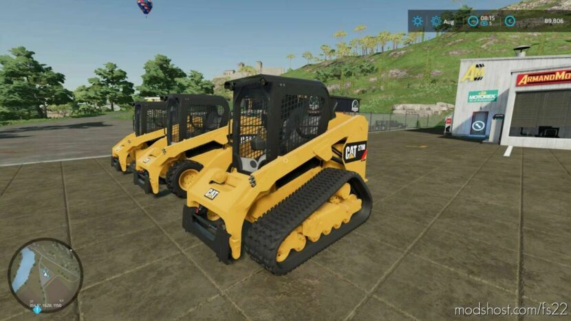 FS22 Caterpillar Forklift Mod: CAT 246D (Featured)