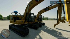 FS22 Caterpillar Forklift Mod: 320NG (Image #9)