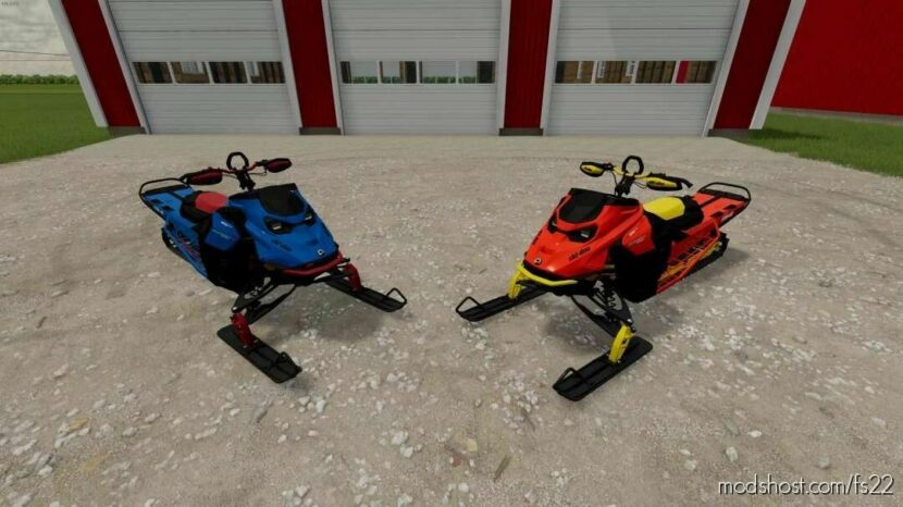 FS22 Vehicle Mod: BRP Skidoo Summit (Featured)